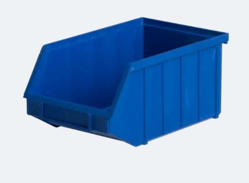 Bakkenkast, magazijnkast 200 x 100 x 25 incl. GELE bakken, Nieuw, Metaal, 150 tot 200 cm, 25 tot 50 cm