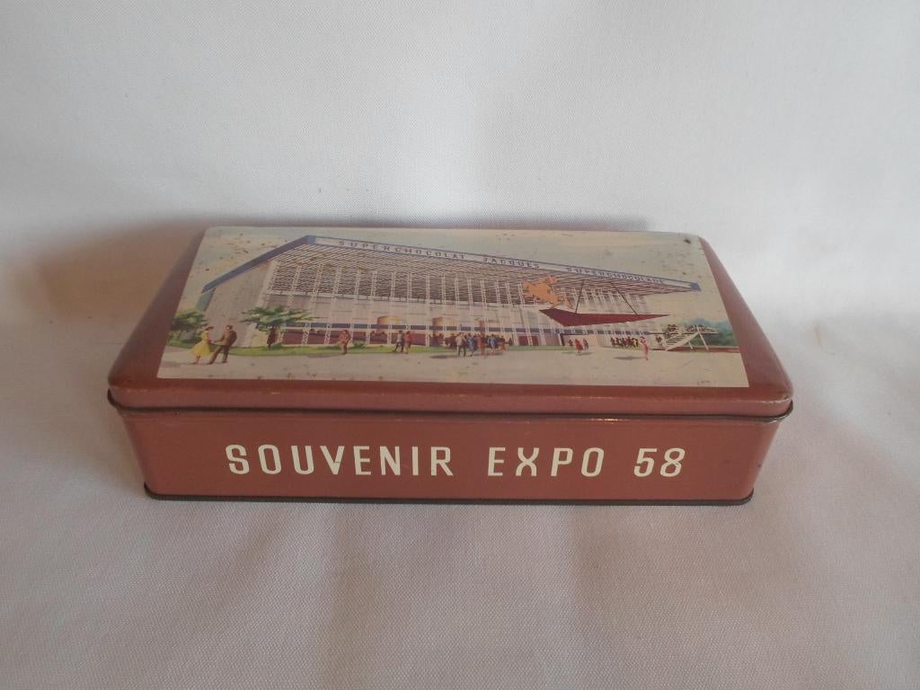 Blik Souvenir Expo 58, Ophalen of Verzenden, Gebruikt, Overige