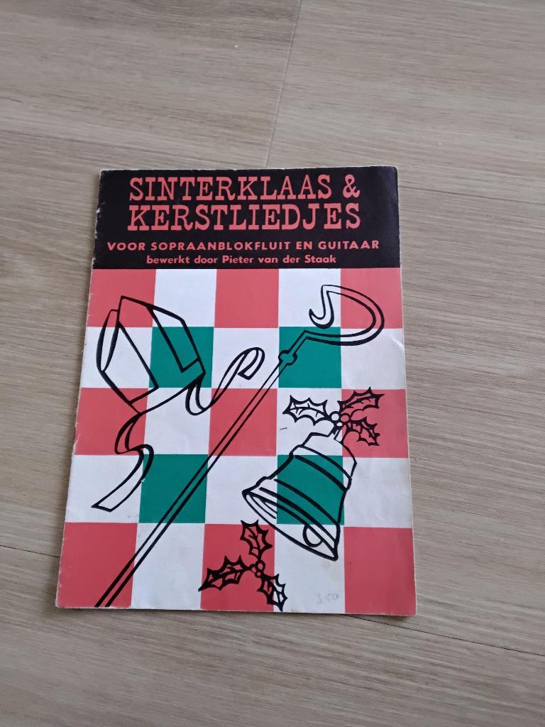 Sinterklaas en kerstliedjes voor blokfluit en gitaar, Gebruikt, Ophalen of Verzenden, Thema, Populair