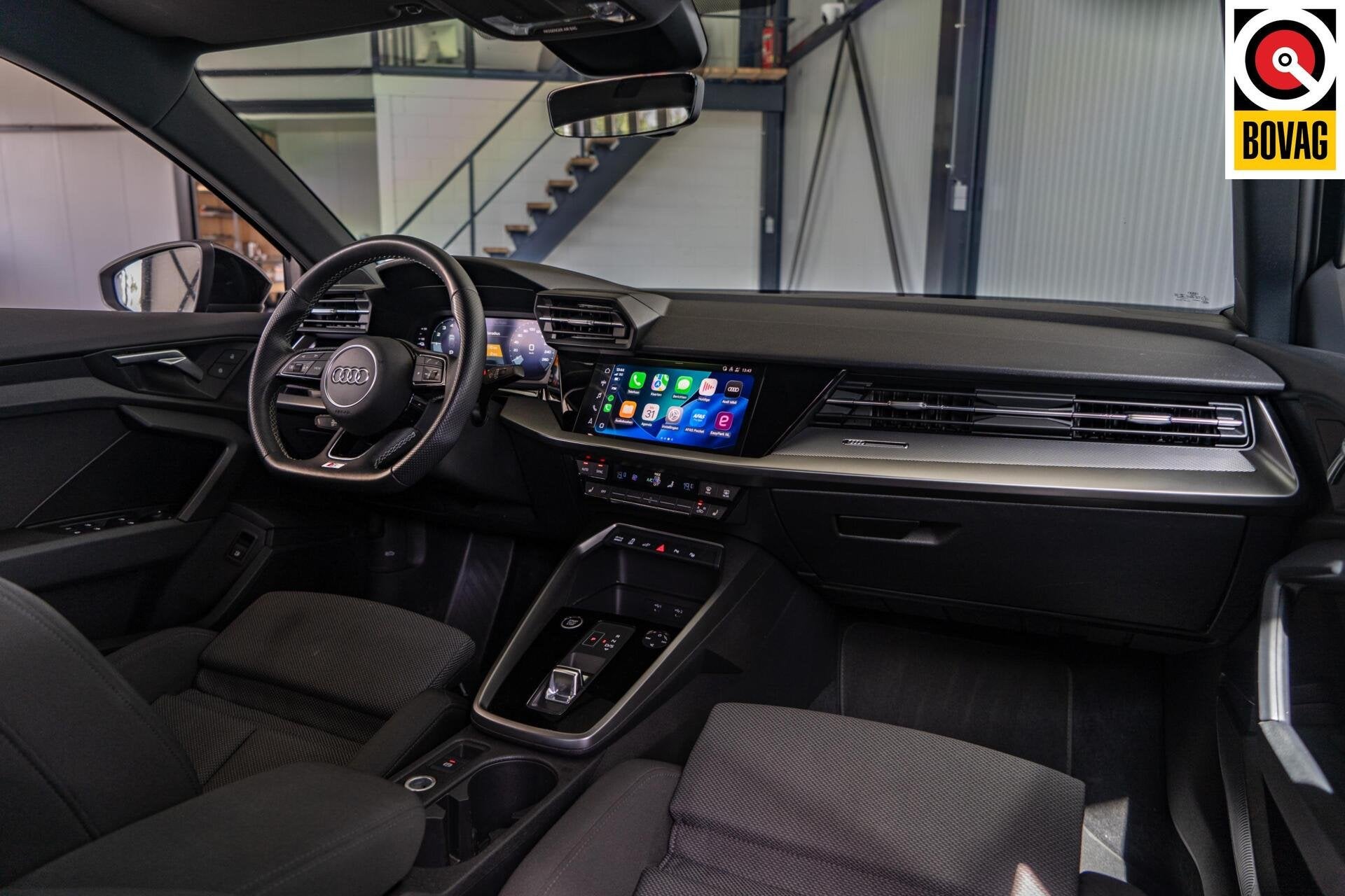 Audi A3 Sportback 40 TFSI e | Matrix | Cam | Carplay | Stoel, Auto's, Dealer onderhouden, Stof, Gebruikt, 4 cilinders