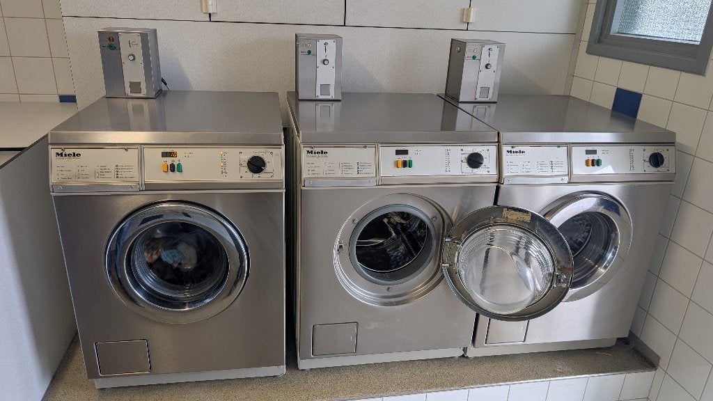 3x Miele WS 5446 met muntautomaat, Witgoed en Apparatuur, Ophalen of Verzenden, 1200 tot 1600 toeren