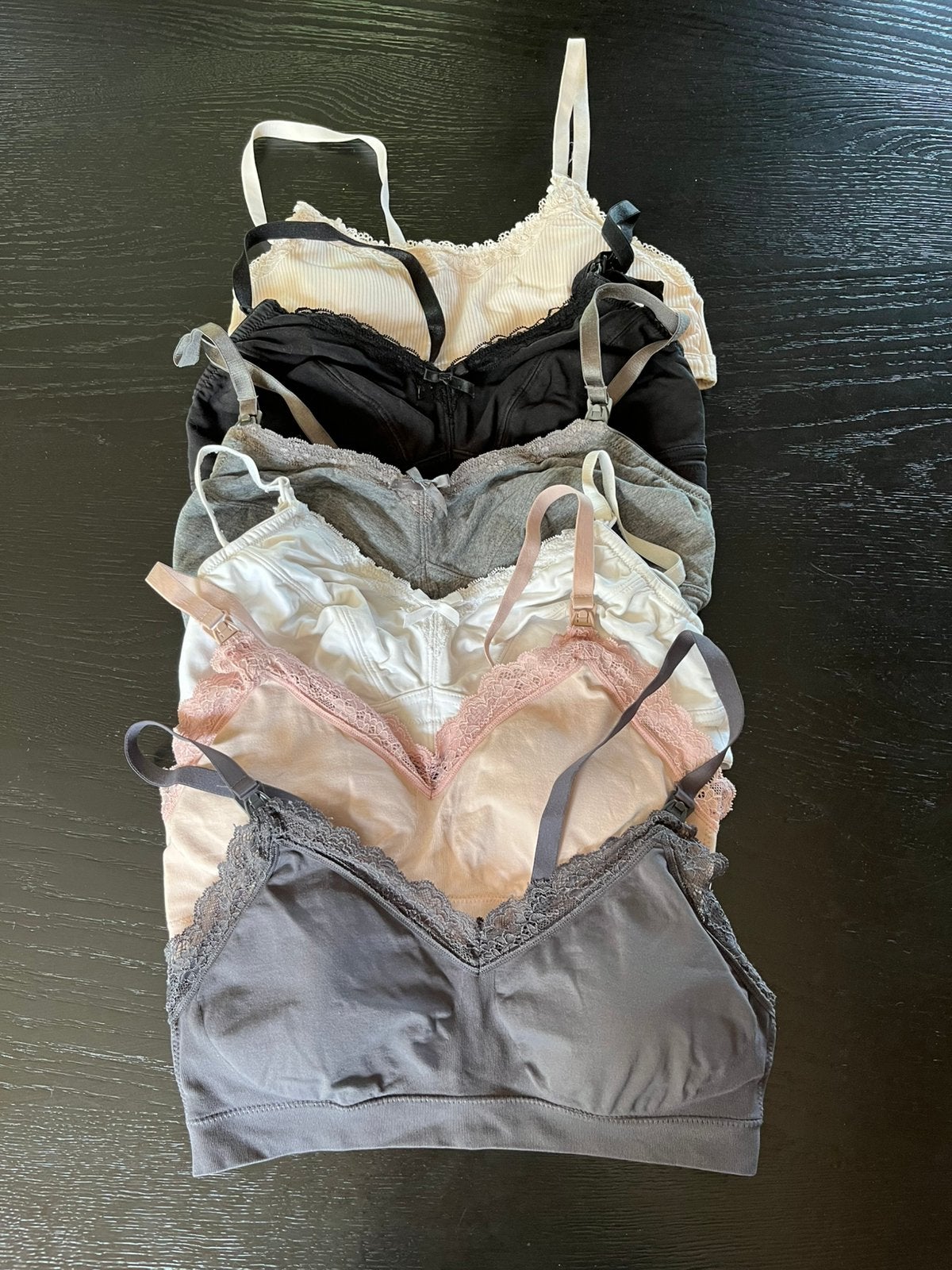 6x voedingsbh zwangerschapsbh 80C, Kleding | Dames, Positiekleding, Ophalen of Verzenden, Zo goed als nieuw, Zwart, Lingerie of Zwemkleding
