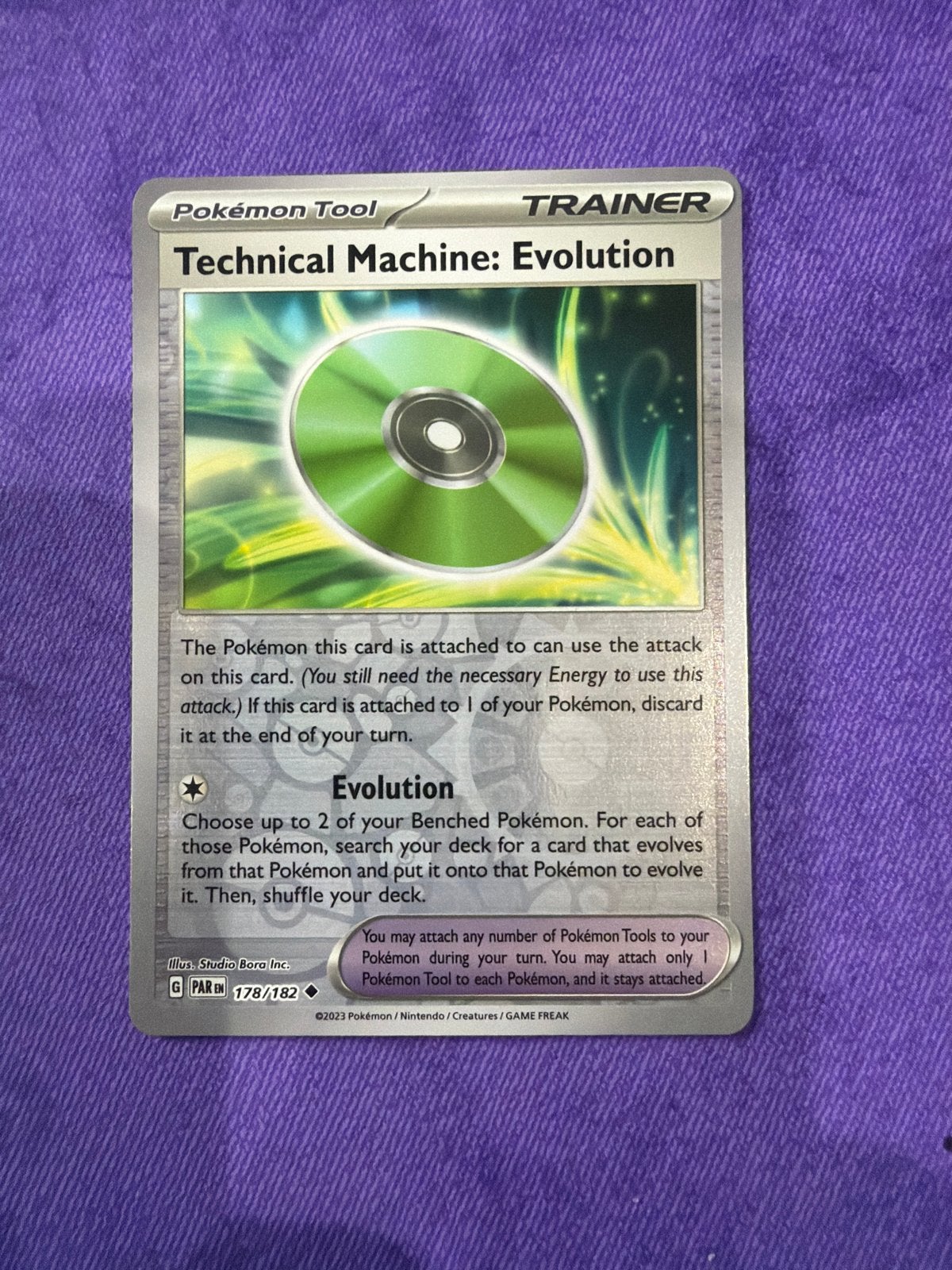 Pokémon TCG: Technical Machine: Evolution (178/182) Trainer, Ophalen of Verzenden, Zo goed als nieuw, Losse kaart