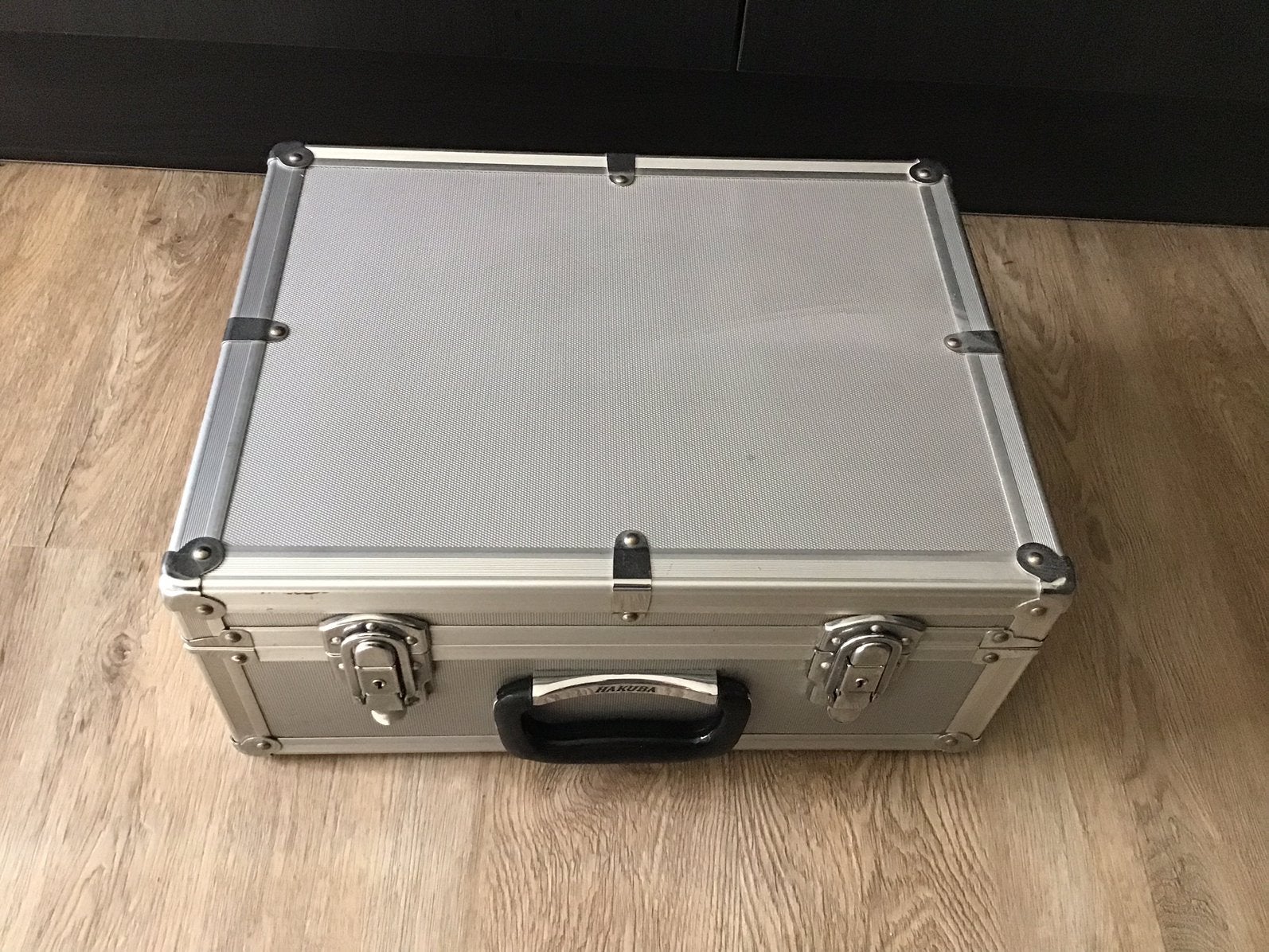Aluminium fotokoffer, Schouderband, Gebruikt, Koffer, Ophalen