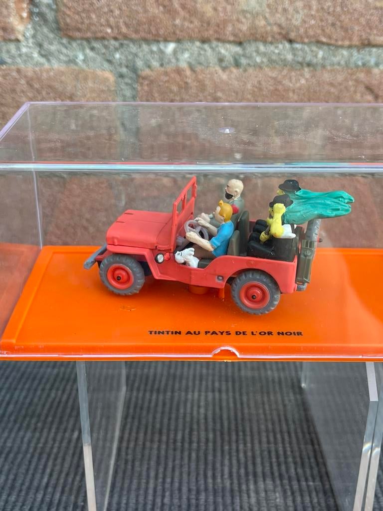 1:43 Kuifje Willys Jeep, Ophalen of Verzenden, Nieuw, Auto, Overige merken