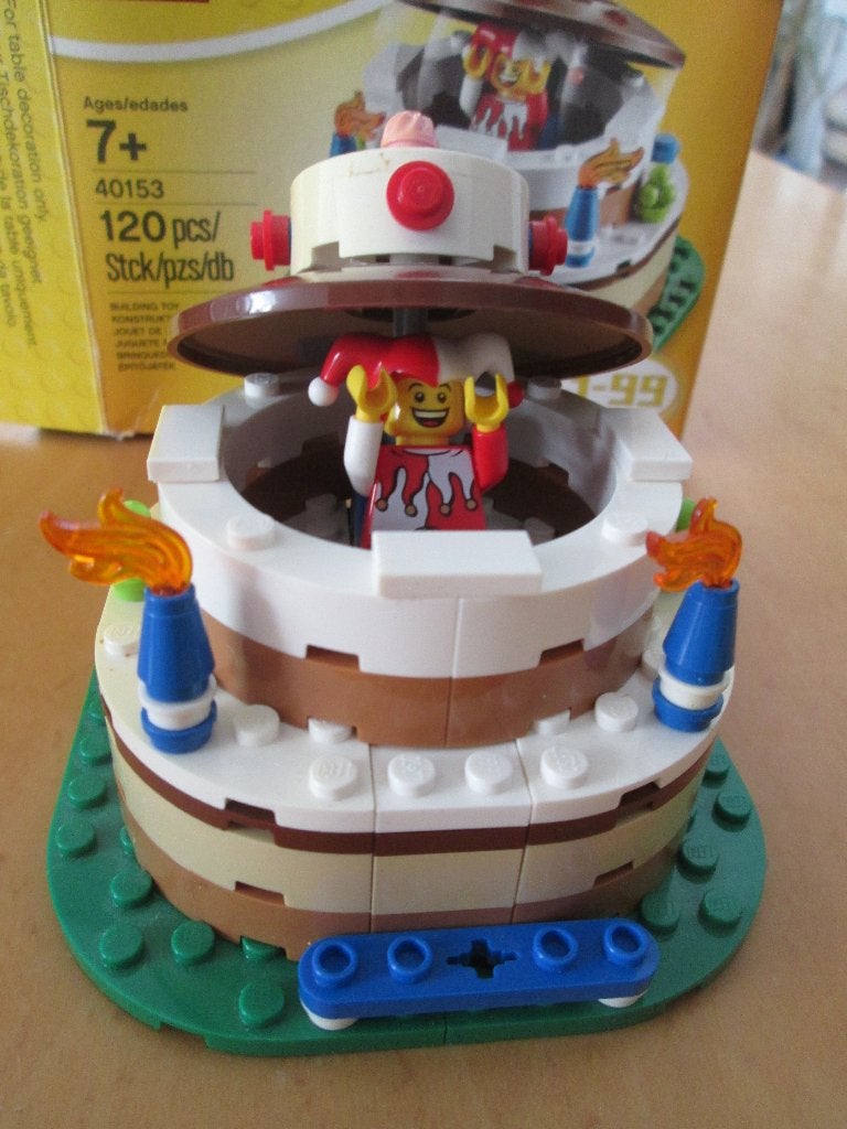 LEGO Birthday Table Decoration (40153), Gebruikt, Lego, Ophalen of Verzenden, Compleet