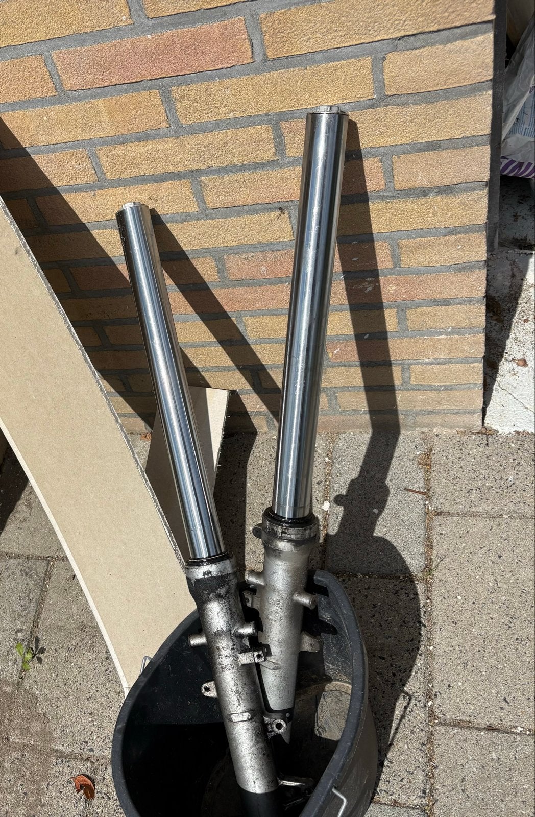 Voorvork (vering) Honda Varadero + extra binnenpoten, Ophalen, Gebruikt