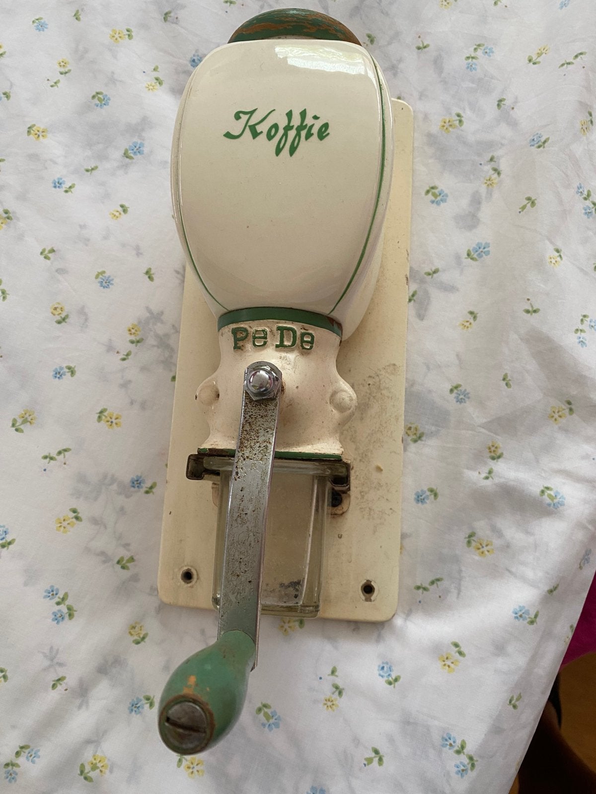 koffiemolen, Ophalen