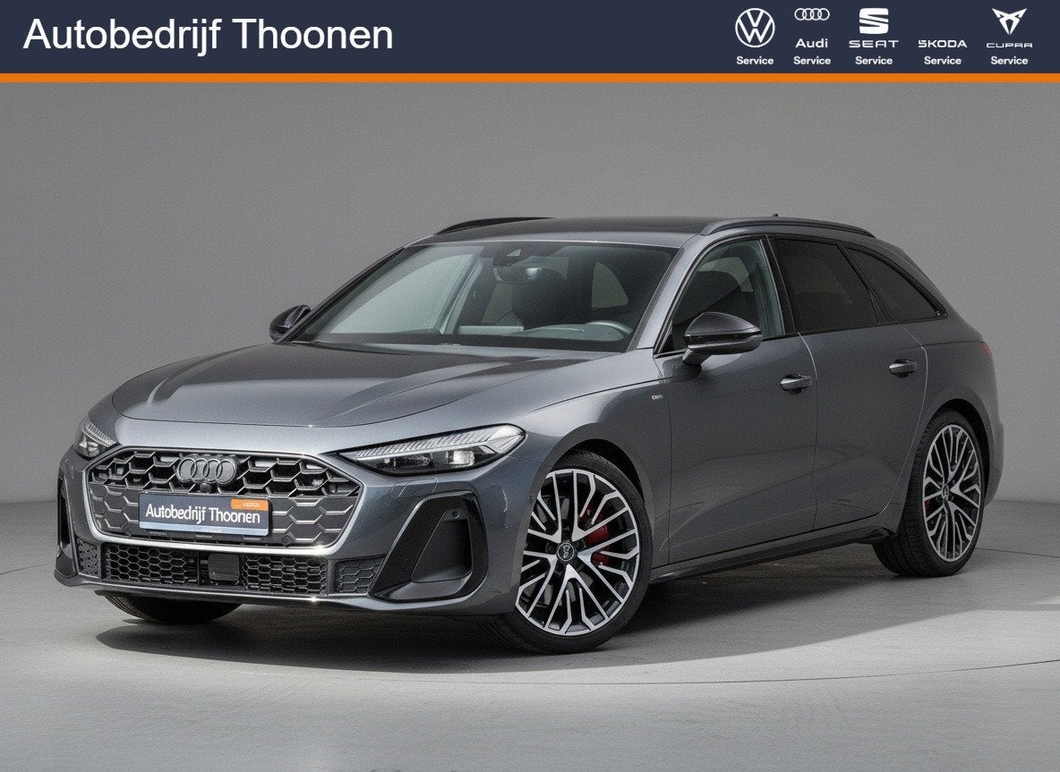 Audi A5 Avant 2.0 e-hybrid quattro S edition 367pk | Trekhaa, Auto's, Automaat, 12 maanden, Gebruikt, 4 cilinders