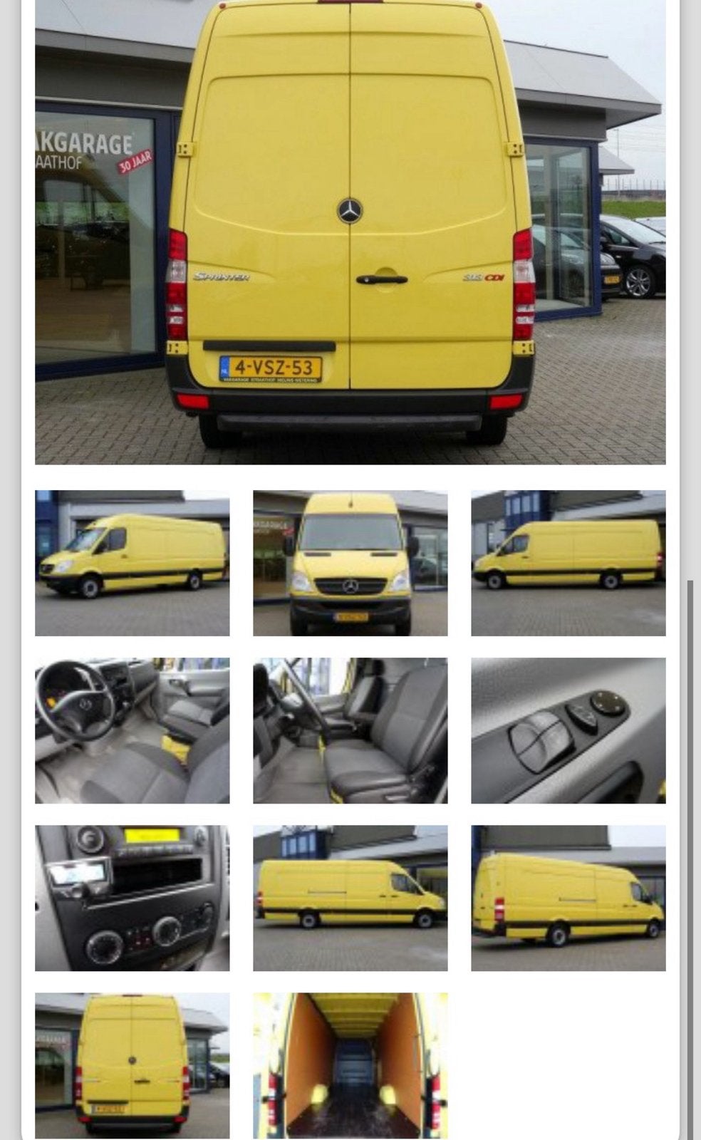 Mercedes-Benz Sprinter 2.1 CDI 313 906 KA 35 2012, Auto's, Euro 5, Zwart, 4 cilinders, 129 pk