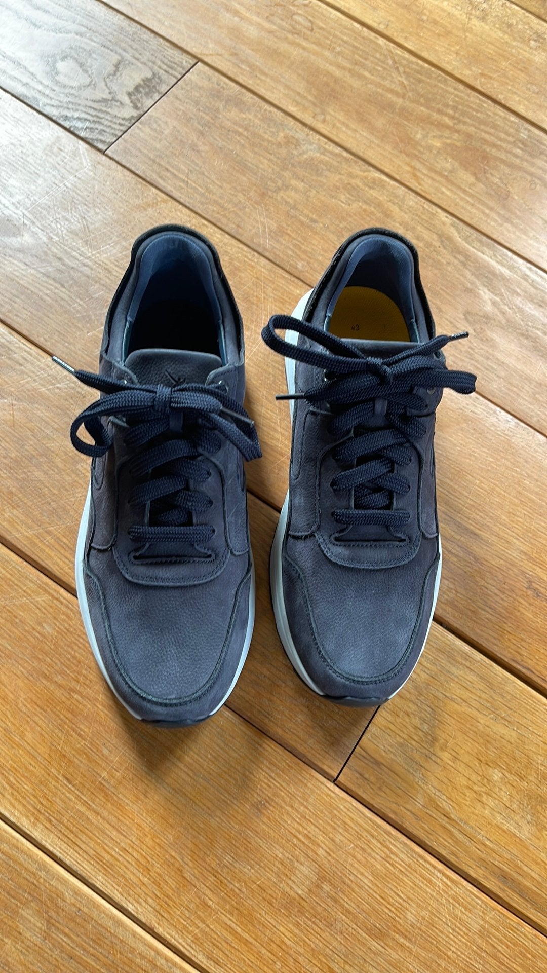 Xsensible Stretchwalker sneaker 43 H, blauw, grijze zool, nw, Blauw, Nieuw, Ophalen of Verzenden, Sneakers of Gympen