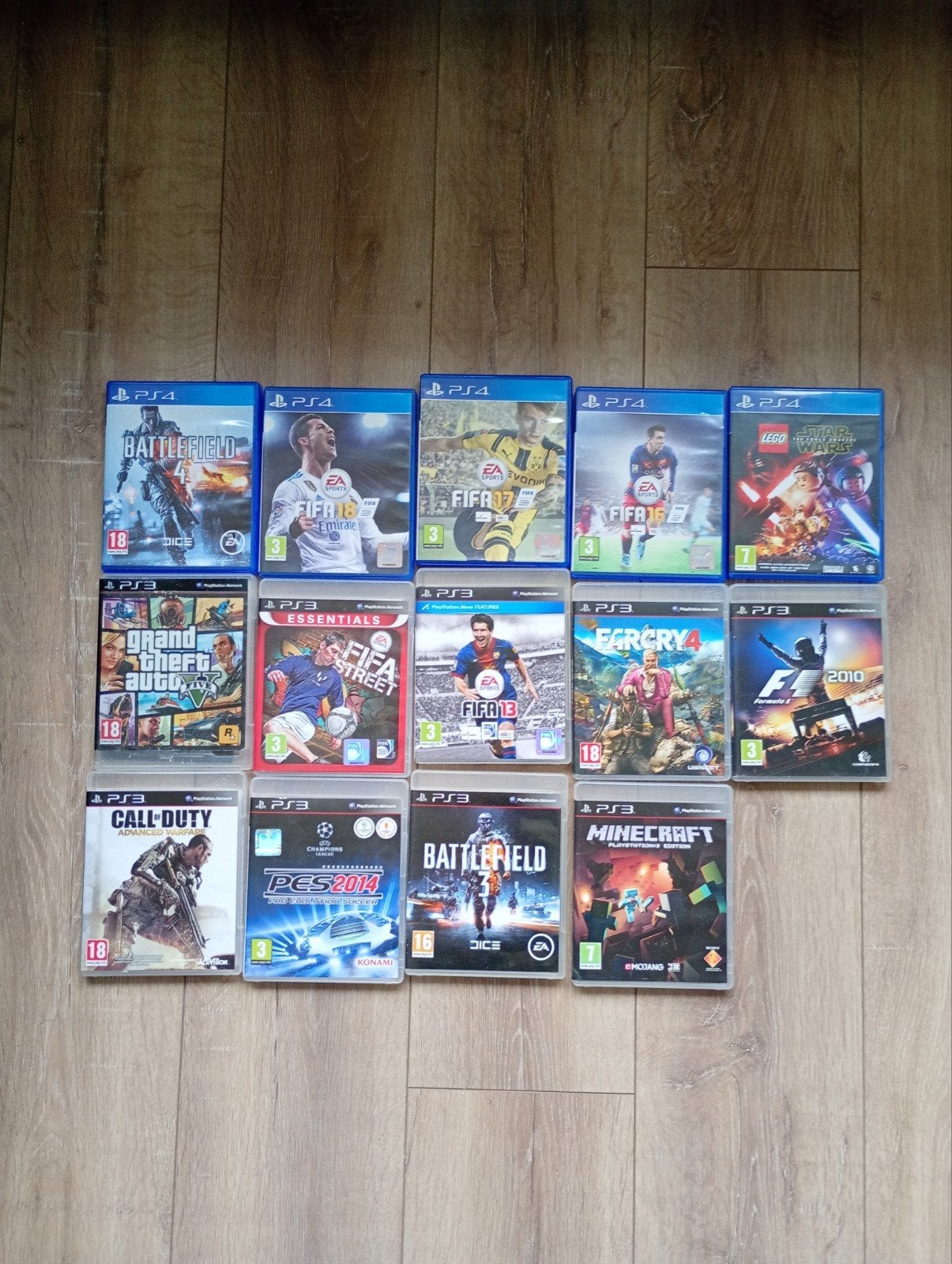 ps 4 en ps 3 spellen, 1 speler, Ophalen of Verzenden, Gebruikt, Vanaf 3 jaar
