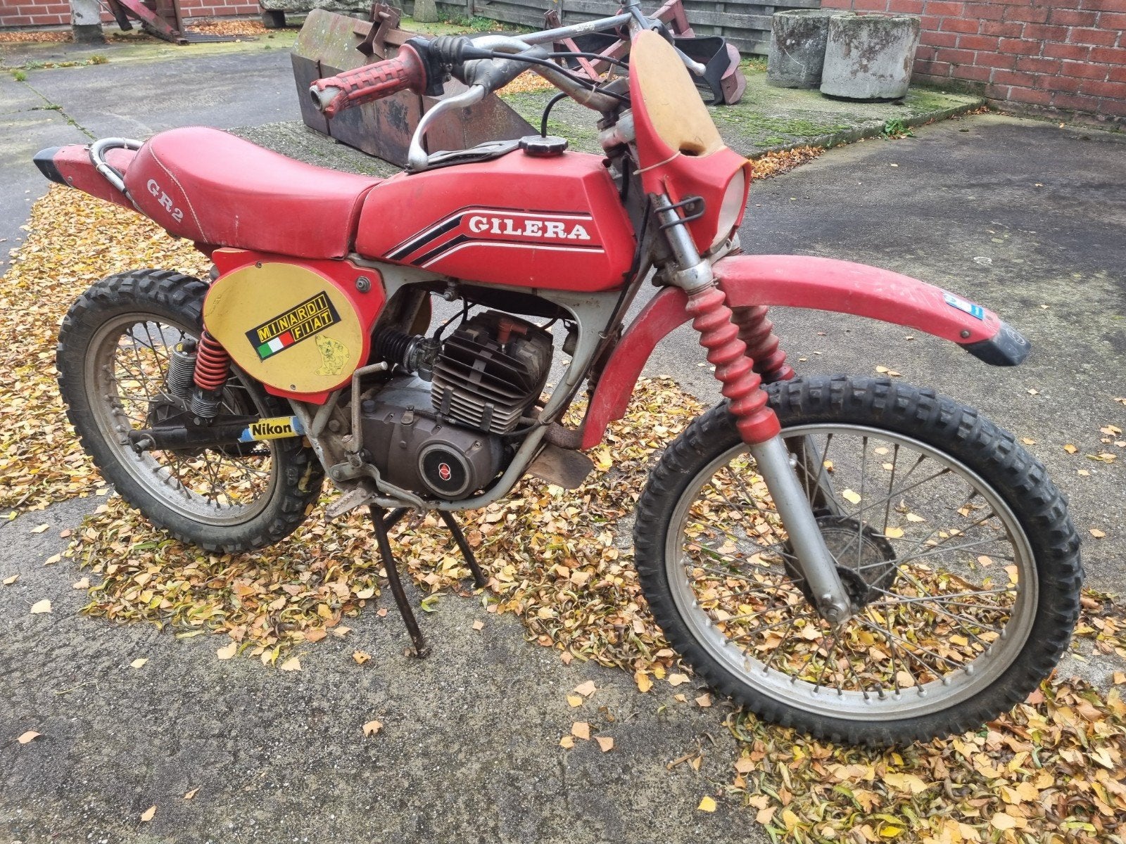 gilera gr2 6 bak, Fietsen en Brommers, Brommers | Overige merken, Ophalen, 6 versnellingen, Gebruikt, Maximaal 45 km/u