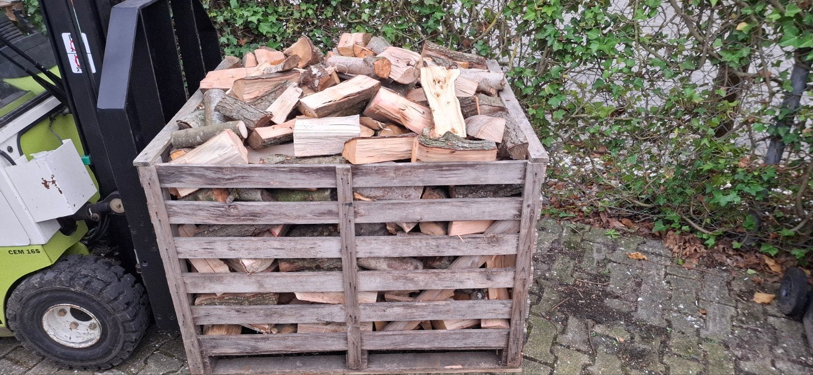 Brandhout haardhout mix., Minder dan 3 m³, Ophalen