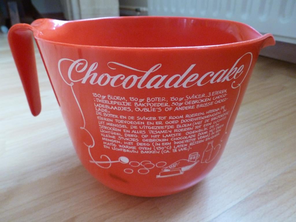 Vintage beslagkom mengkom (inhoud 2,7 liter), Ophalen of Verzenden, Huis en Inrichting