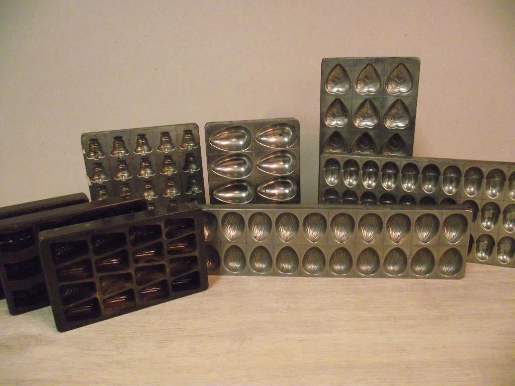 verzameling antieke chocolade mallen, Antiek en Kunst, Ophalen of Verzenden