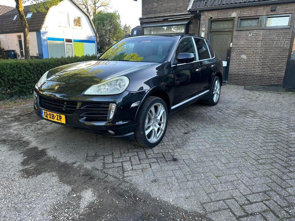 Porsche Cayenne 4.8 S. Tiptronic zwart 2007, Auto's, Porsche, Automaat, Cayenne, Zwart, Leder