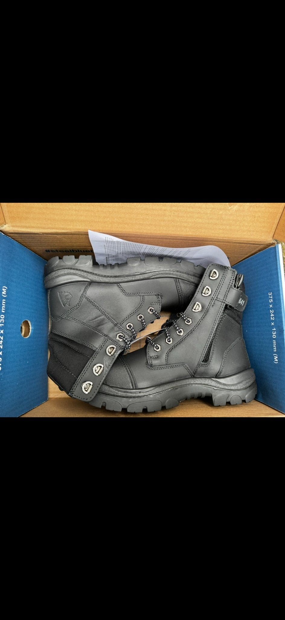 Steel Blue zwart maat 41NIEUW!, Verzenden, Nieuw, Zwart, Werkschoenen