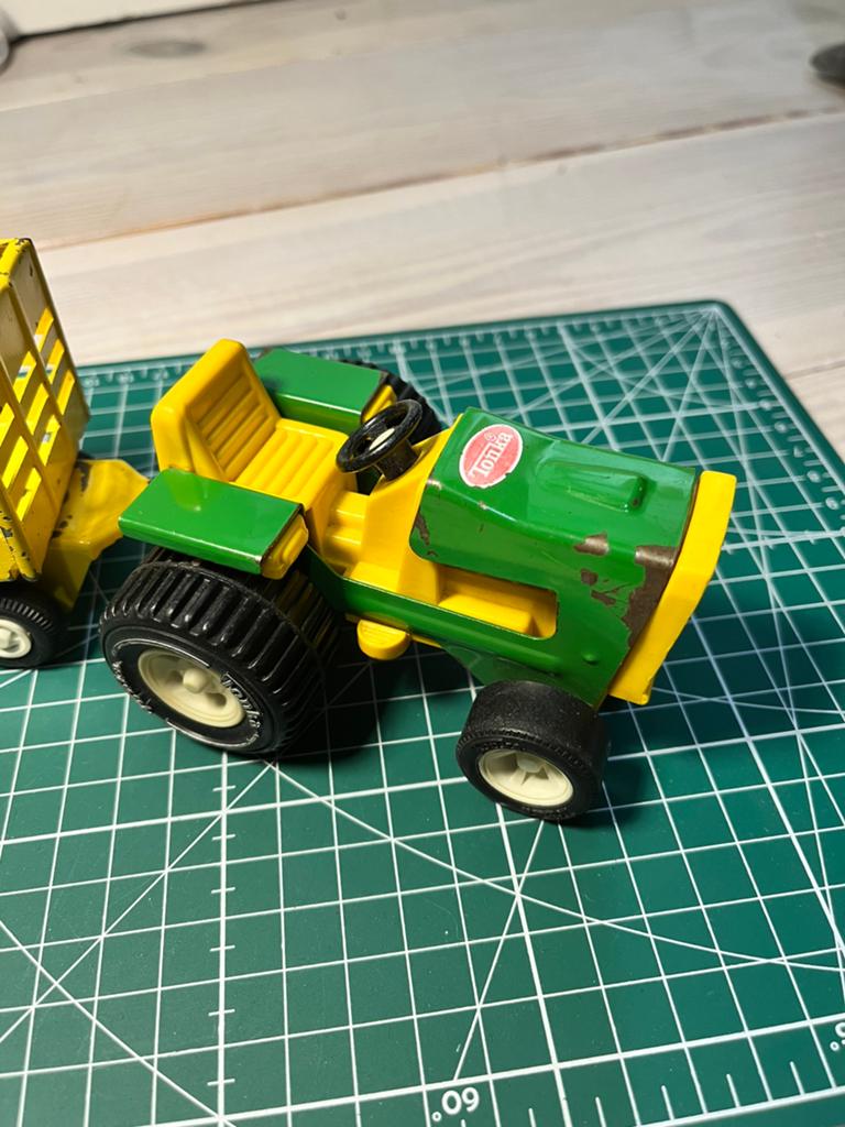 Tonka tractor met hooiwagen, Ophalen of Verzenden, Gebruikt