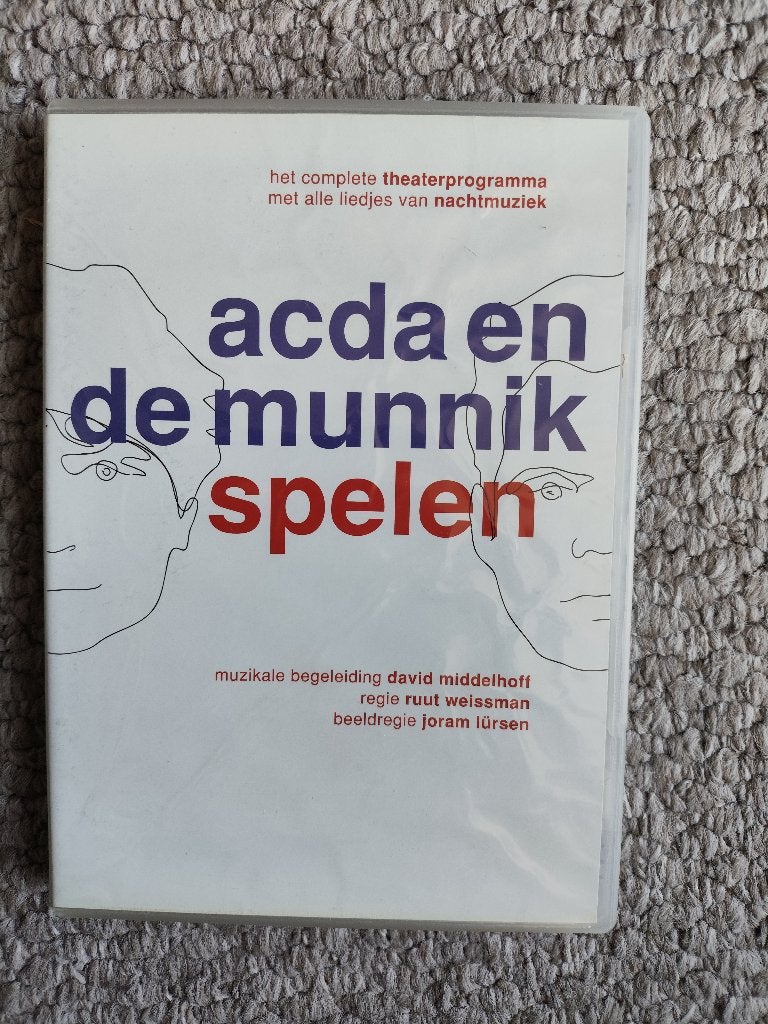Acda en de Munnik spelen complete theaterprogramma, Alle leeftijden, Ophalen of Verzenden, Zo goed als nieuw