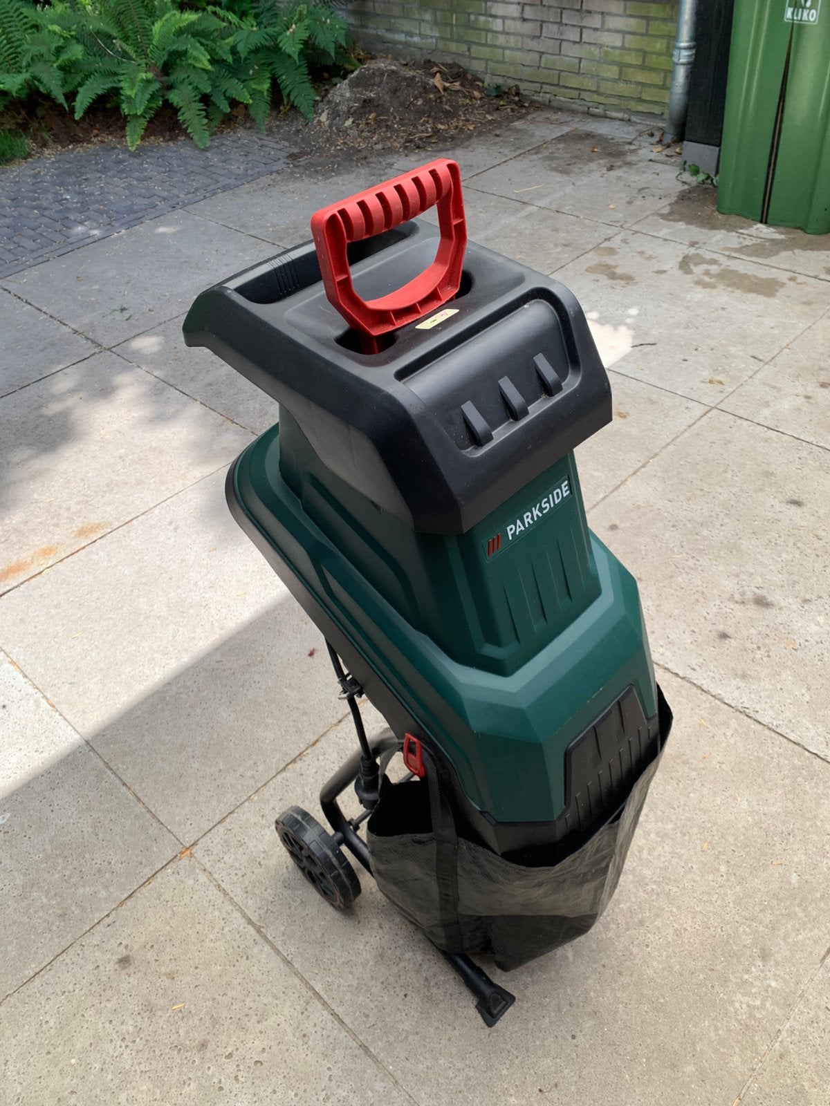 Parkside elektrische hakselaar 2400W, Tuin en Terras, Hand-tuingereedschap, Gebruikt, Ophalen