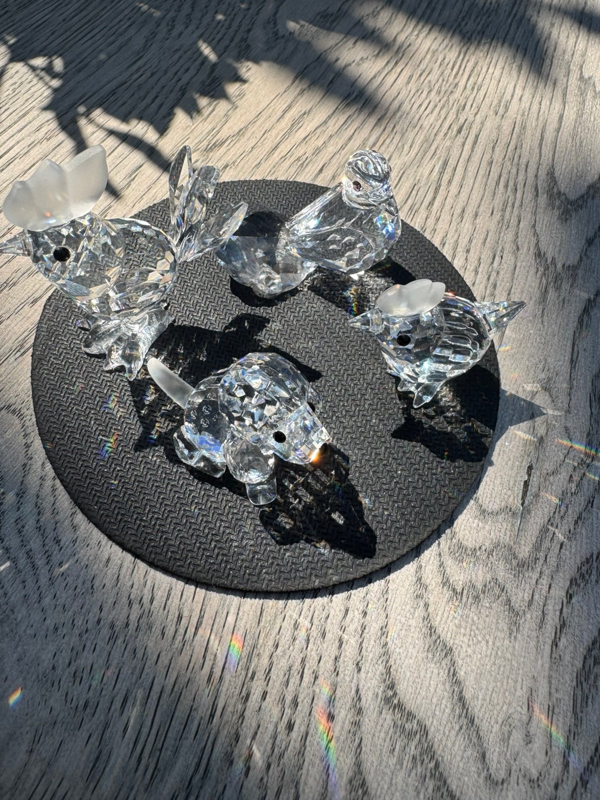 4 prachtige echte Swarovski beeltjes, Ophalen, Zo goed als nieuw, Figuurtje