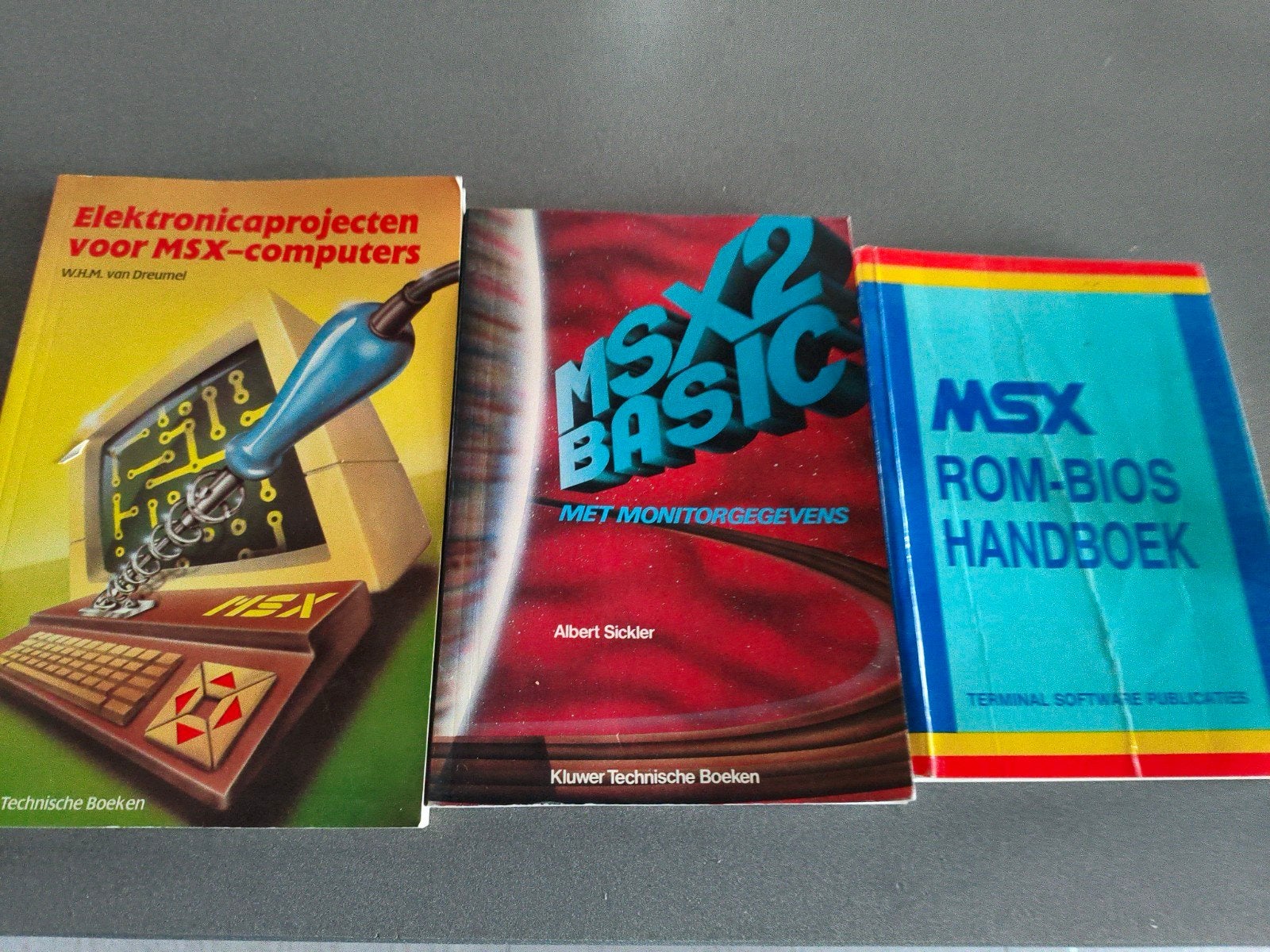 3 msx boeken ., Ophalen of Verzenden