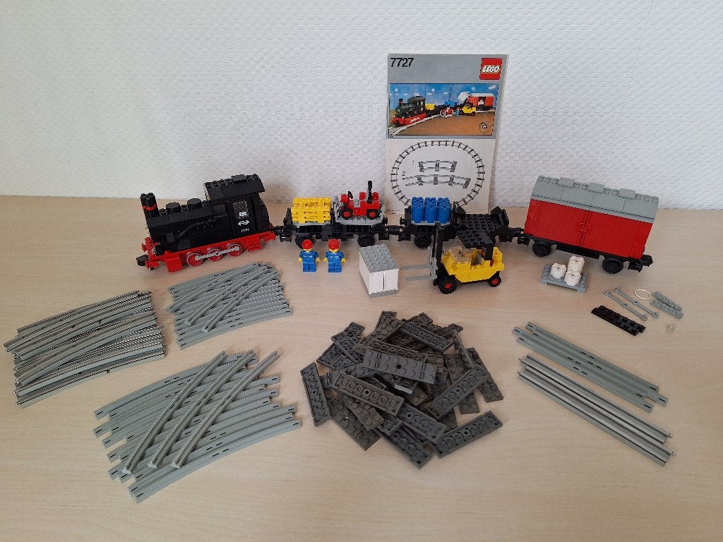 * Lego: 7727 12 Volt Goederentrein, Freight Train, Trein *, Kinderen en Baby's, Speelgoed | Duplo en Lego, Gebruikt, Overige thema's