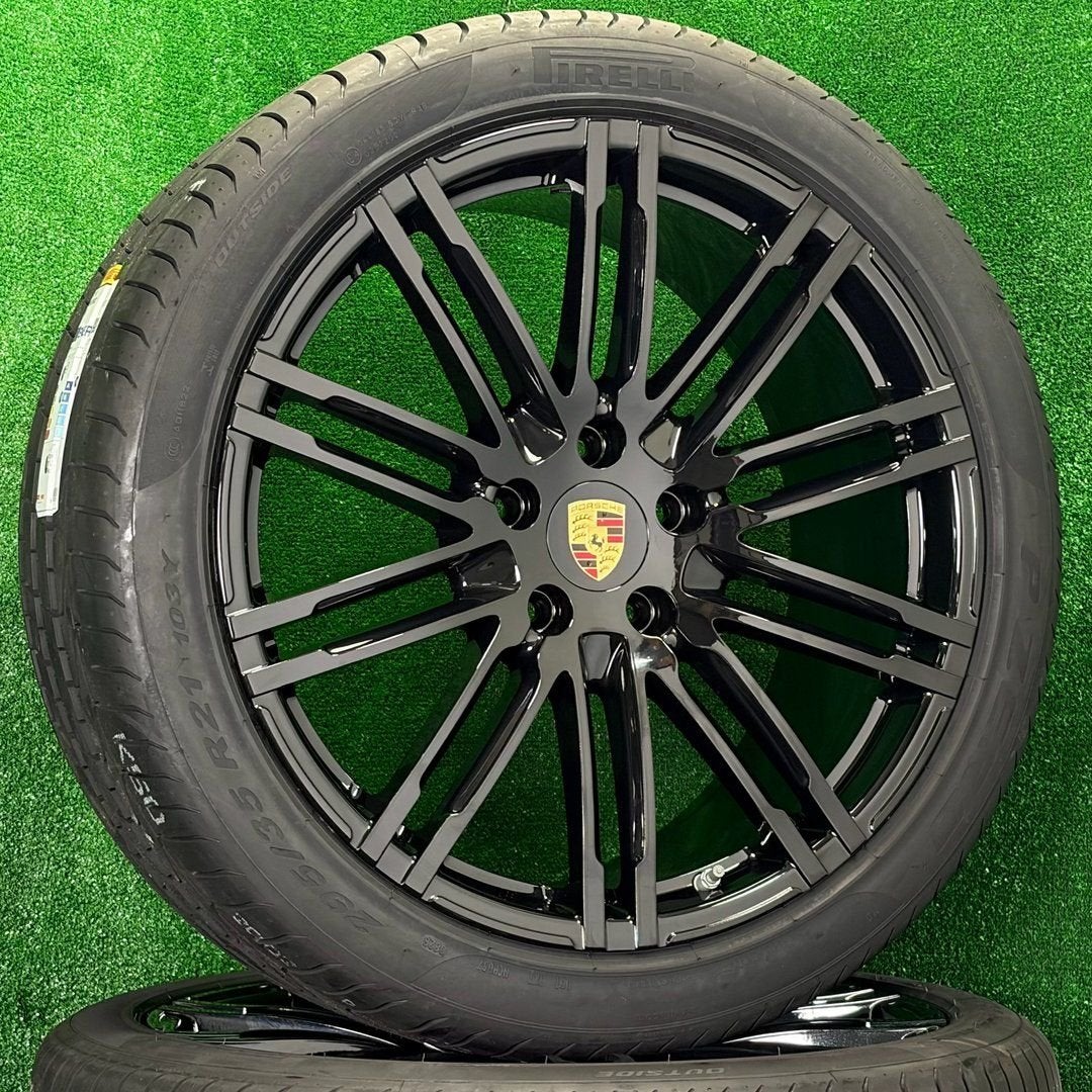 Orig. 21 inch Porsche Cayenne Turbo velgen banden Cayenne E2, 295 mm, -, -, Banden en Velgen