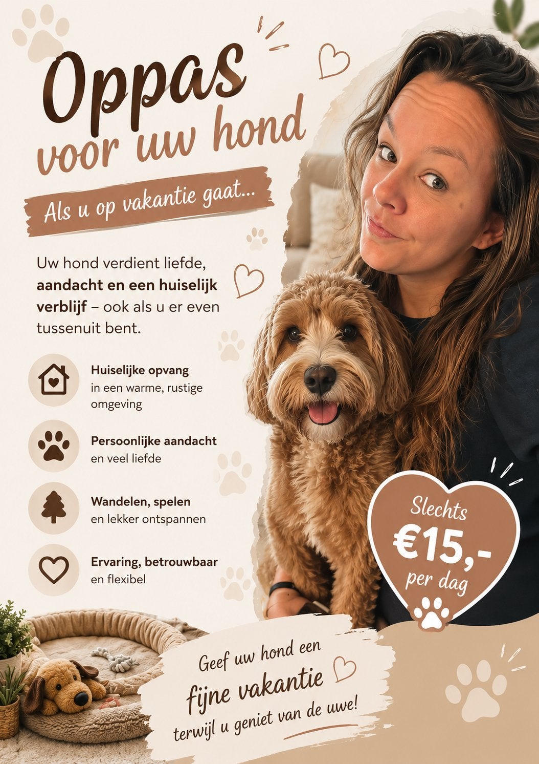 Oppas gezocht voor u hond, Dieren en Toebehoren, Ophalen