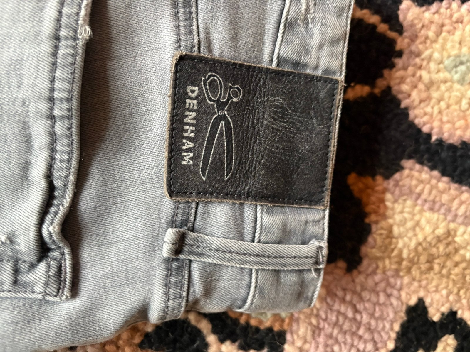 Denham Razor Slim Fit Jeans W34 Grijs, Ophalen of Verzenden, Gedragen, Grijs, W33 - W34 (confectie 48/50)