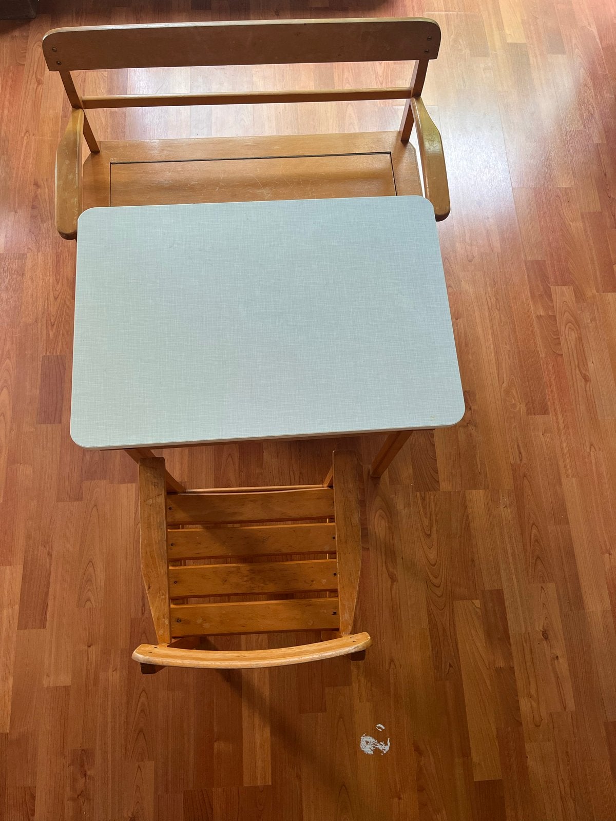 Vintage Herlag kinderzitgroep: bank, stoel en tafel, Ophalen