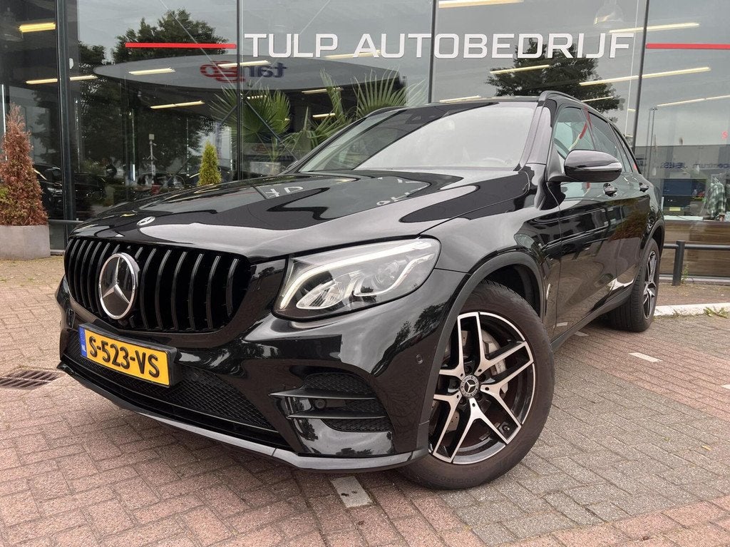 Mercedes GLC-klasse 250 4MATIC Business Solution AMG Topstaa, Auto's, Gebruikt, 4 cilinders, Zwart, Vierwielaandrijving
