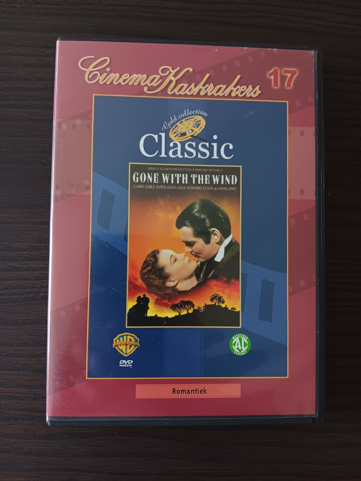 Gone With The Wind DVD - Cinema Kaskrakers Classic, Cd's en Dvd's, Dvd's | Klassiekers, Ophalen of Verzenden