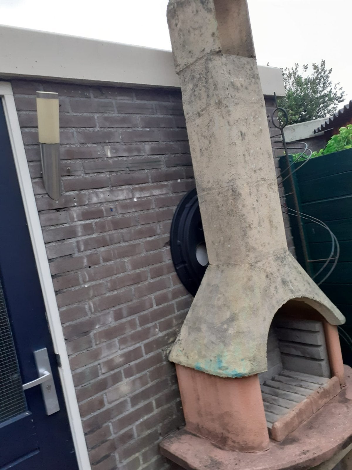 Tuinhaard/BBQ Van steen, Ophalen, Zo goed als nieuw