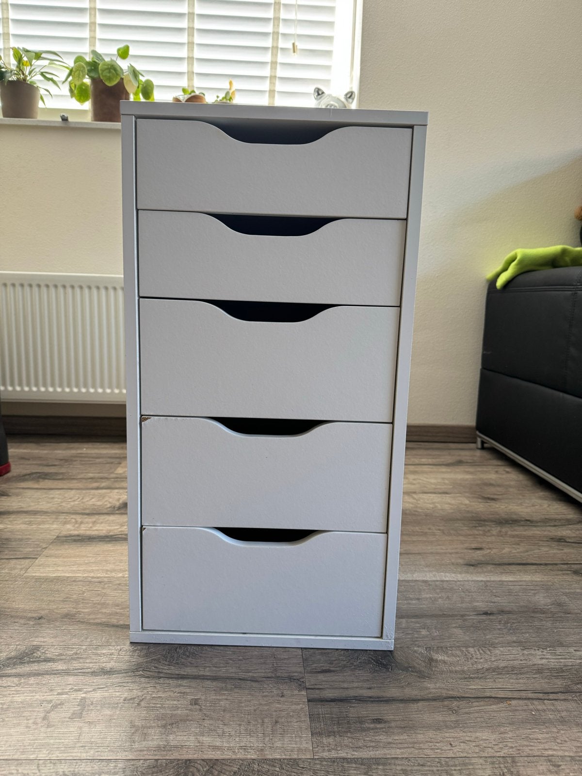 IKEA Alex ladeblok - Wit, gebruikt, Ophalen, Minder dan 50 cm, Gebruikt, 5 laden of meer