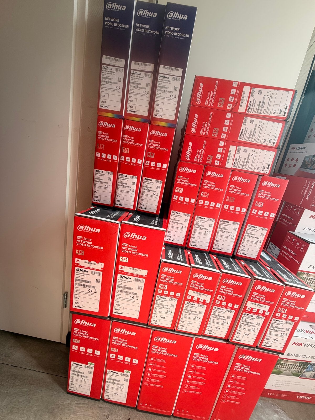 Grote partij Dahua en Hikvision NVR's - Diverse modellen