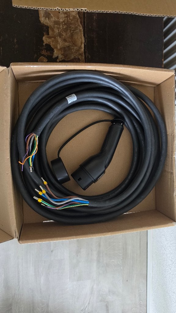 10 meter laadkabel 5g6 + 3x0,5 450/750 Volt, Ophalen of Verzenden, Zo goed als nieuw, Laadkabel