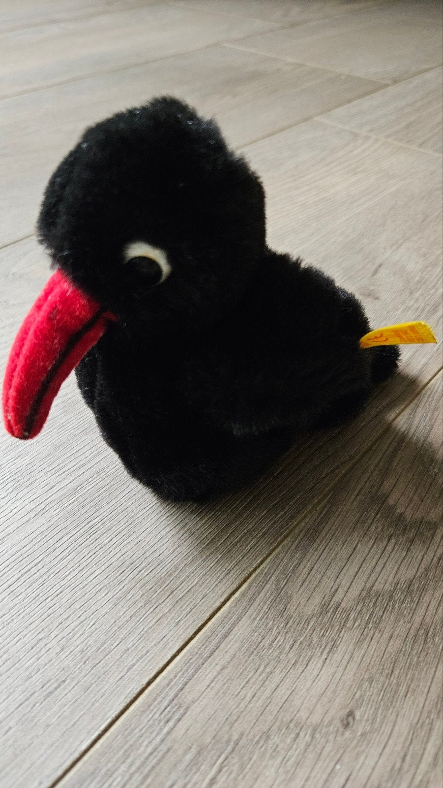 Steiff Raaf knuffel, Ophalen of Verzenden, Zo goed als nieuw, Overige typen