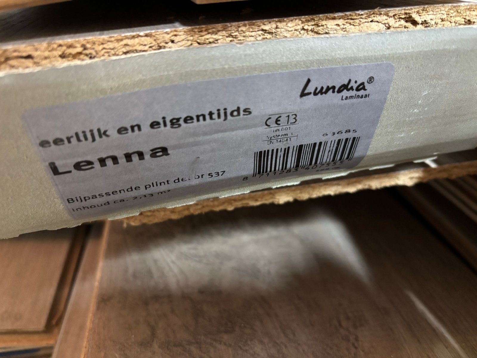 Lundia Rustiek Laminaat Lenna - en te koop bij Karwei, Doe-het-zelf en Verbouw, Ophalen, Gebruikt, 10 m² of meer, Hout
