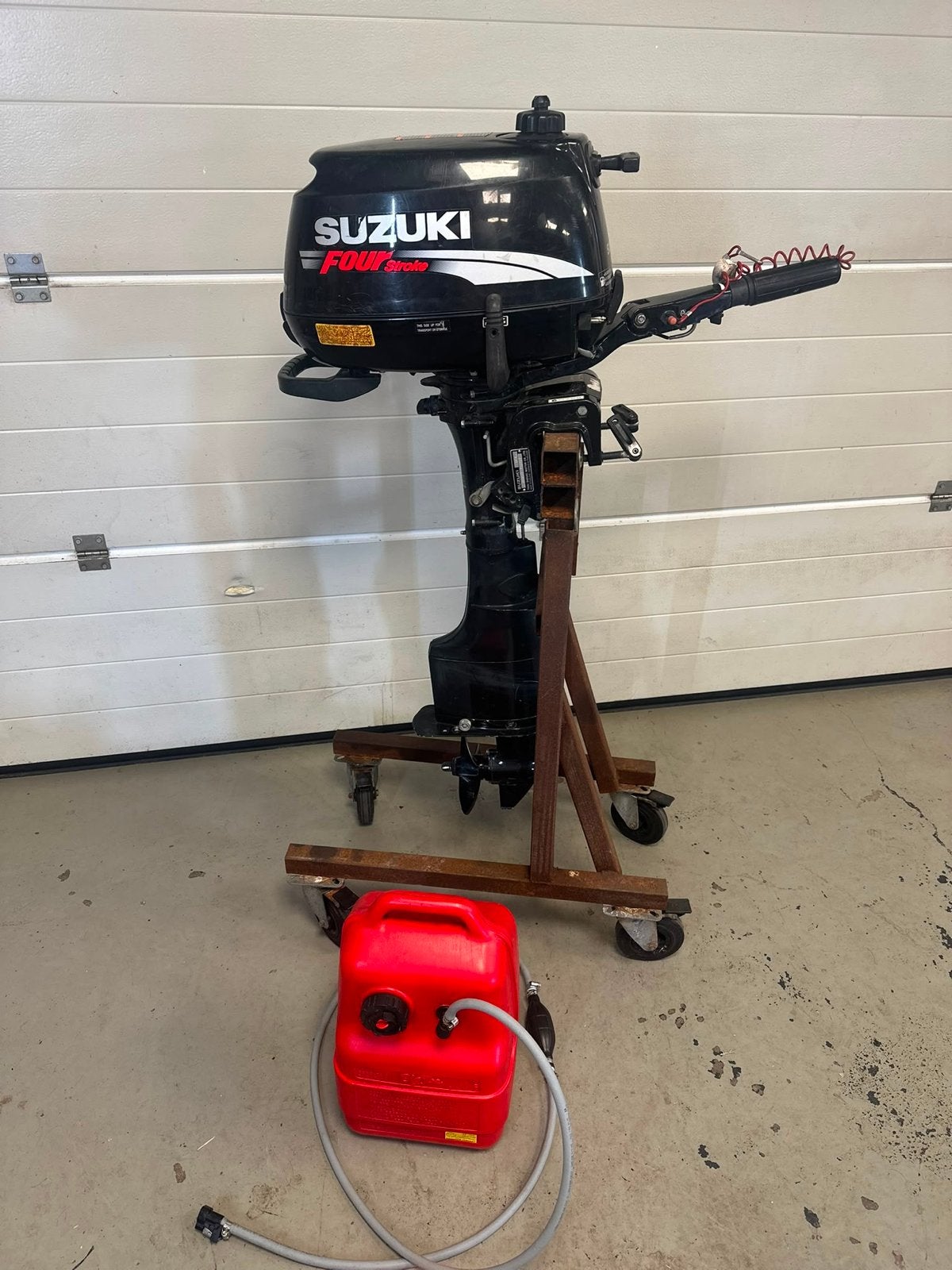 Suzuki DF 4  4pk Langstaart Viertakt Buitenboordmotor, Watersport en Boten, Ophalen, Gebruikt, Minder dan 5 pk, Viertaktmotor