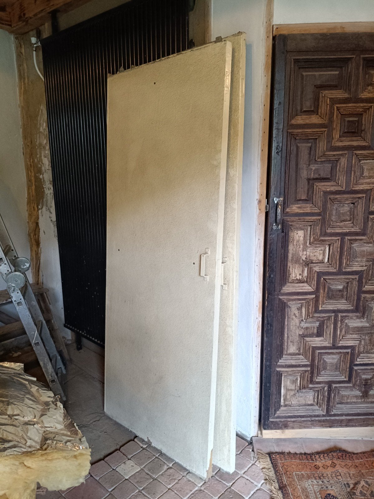 gratis twee schuifdeuren 200x82,5, Doe-het-zelf en Verbouw, Deuren en Horren, Ophalen, 80 tot 100 cm, Binnendeur, Schuifdeur