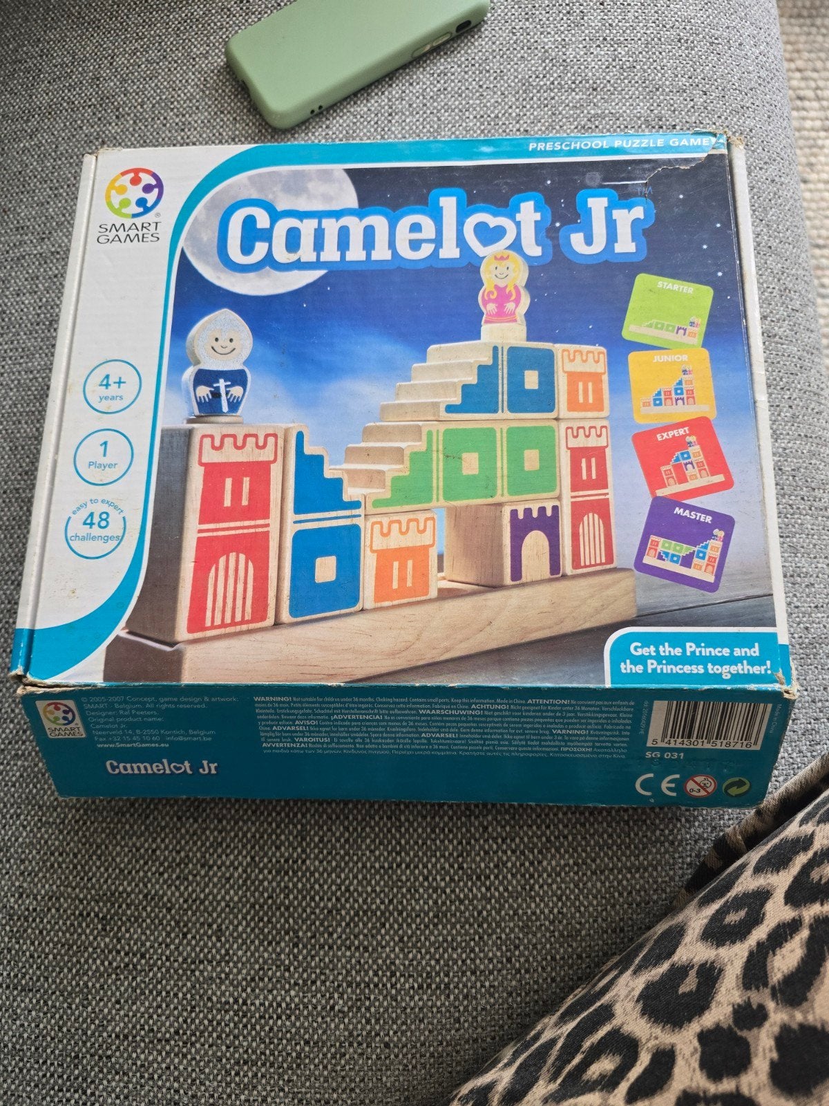 SmartGames Camelot Jr. Houten Puzzelspel, Ophalen, Zo goed als nieuw, Overige merken