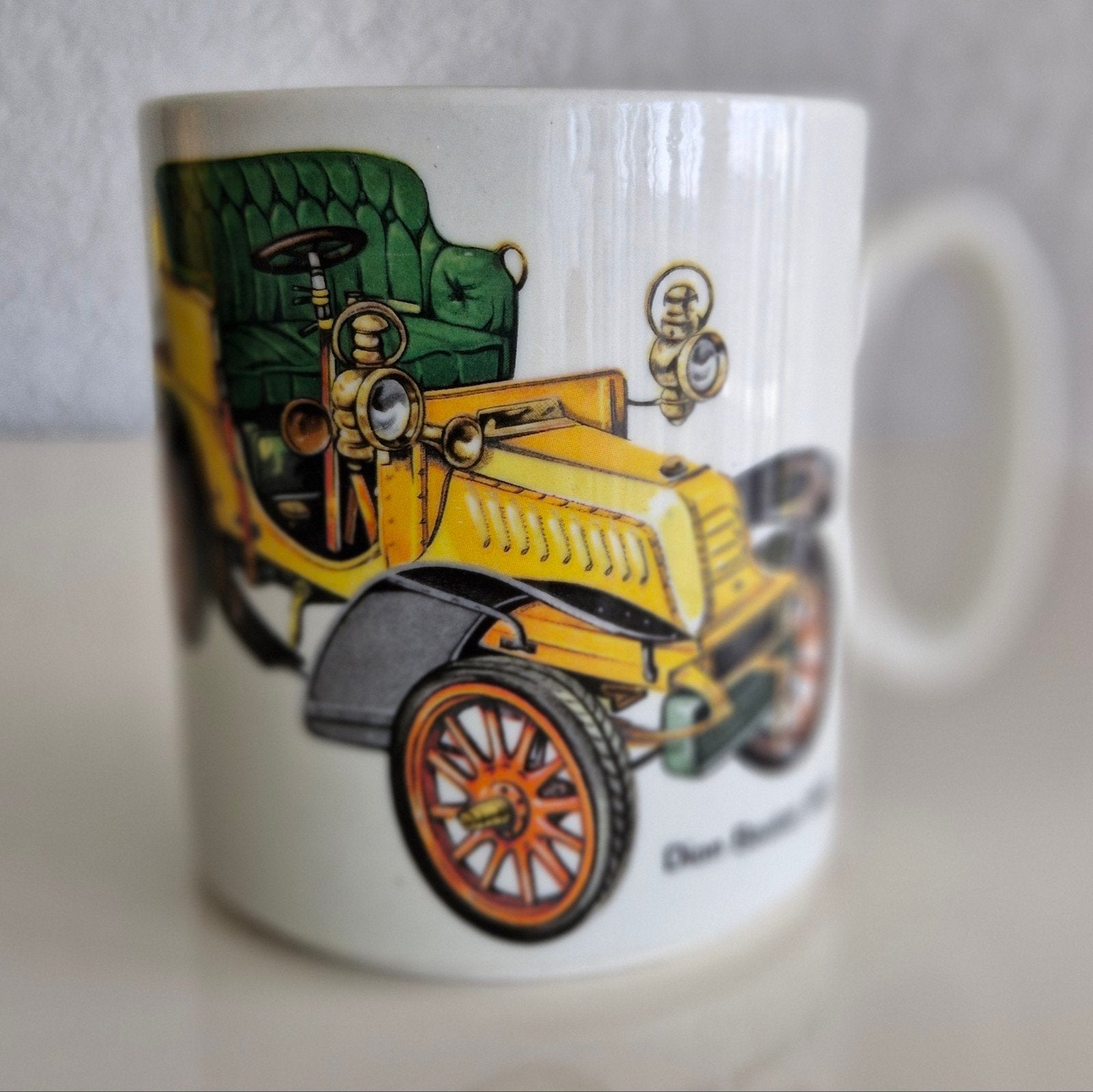 Villeroy en Boch Beker met opdruk Auto Dion Bouton 1903, Verzenden, Zo goed als nieuw, Overige stijlen, Kop(pen) en/of Schotel(s)