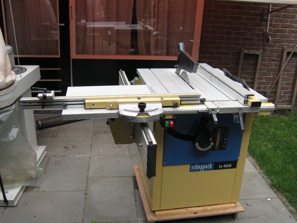 Scheppach Zaagmachine  type TS 4010  230 volt, Doe-het-zelf en Verbouw, Ophalen, Gebruikt, Cirkelzaag, 1200 watt of meer