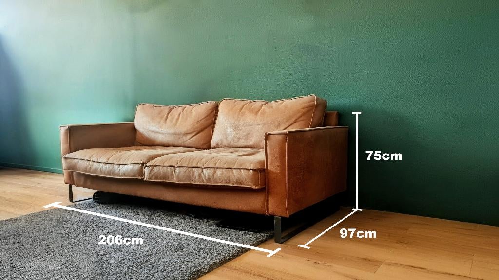 Sofa, Ophalen, Tweepersoons, Zo goed als nieuw, 200 tot 250 cm