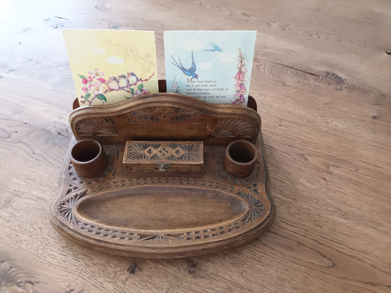 Fries kerfsnijwerk- kerfsnede - bureau accessoire, Ophalen of Verzenden