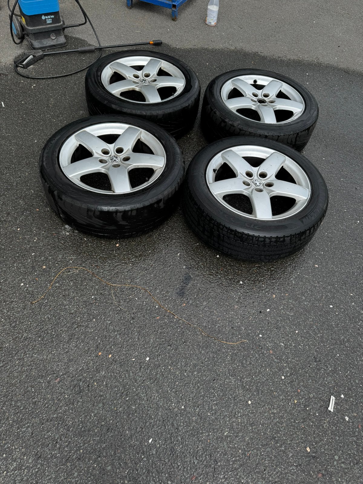 Peugeot velgen set, Ophalen, Zo goed als nieuw