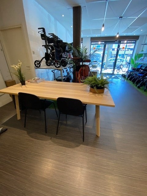 IKEA Ypperlig eettafel 200x90 cm – Zo goed als nieuw, Ophalen, 200 cm of meer, Scandinavisch, 50 tot 100 cm