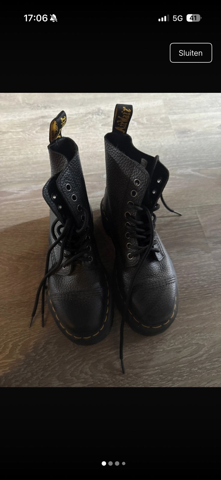 Dr martens hoge zool, Kleding | Dames, Schoenen, Ophalen of Verzenden, Zo goed als nieuw